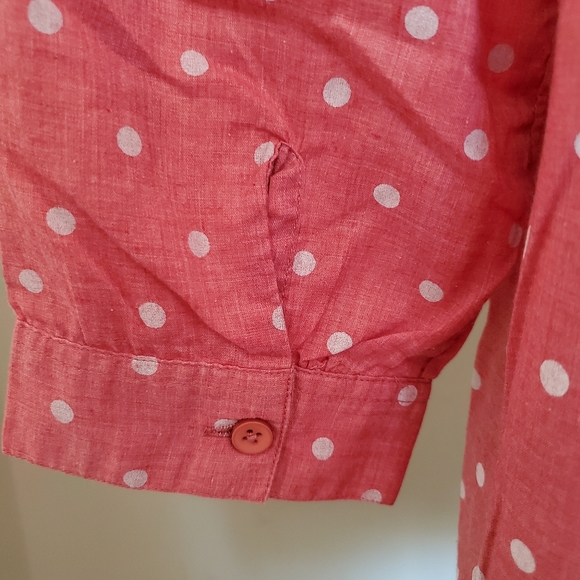 Fig Peach Peplum Blouse - Picture 7 of 8